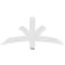 Ekena Millwork Davenport Architectural Grade PVC Gable Bracket, 48"W x 22"H x 2"D x 4"F, 11/12 Pitch GBP048X22X0204DAV00 - alternate 4